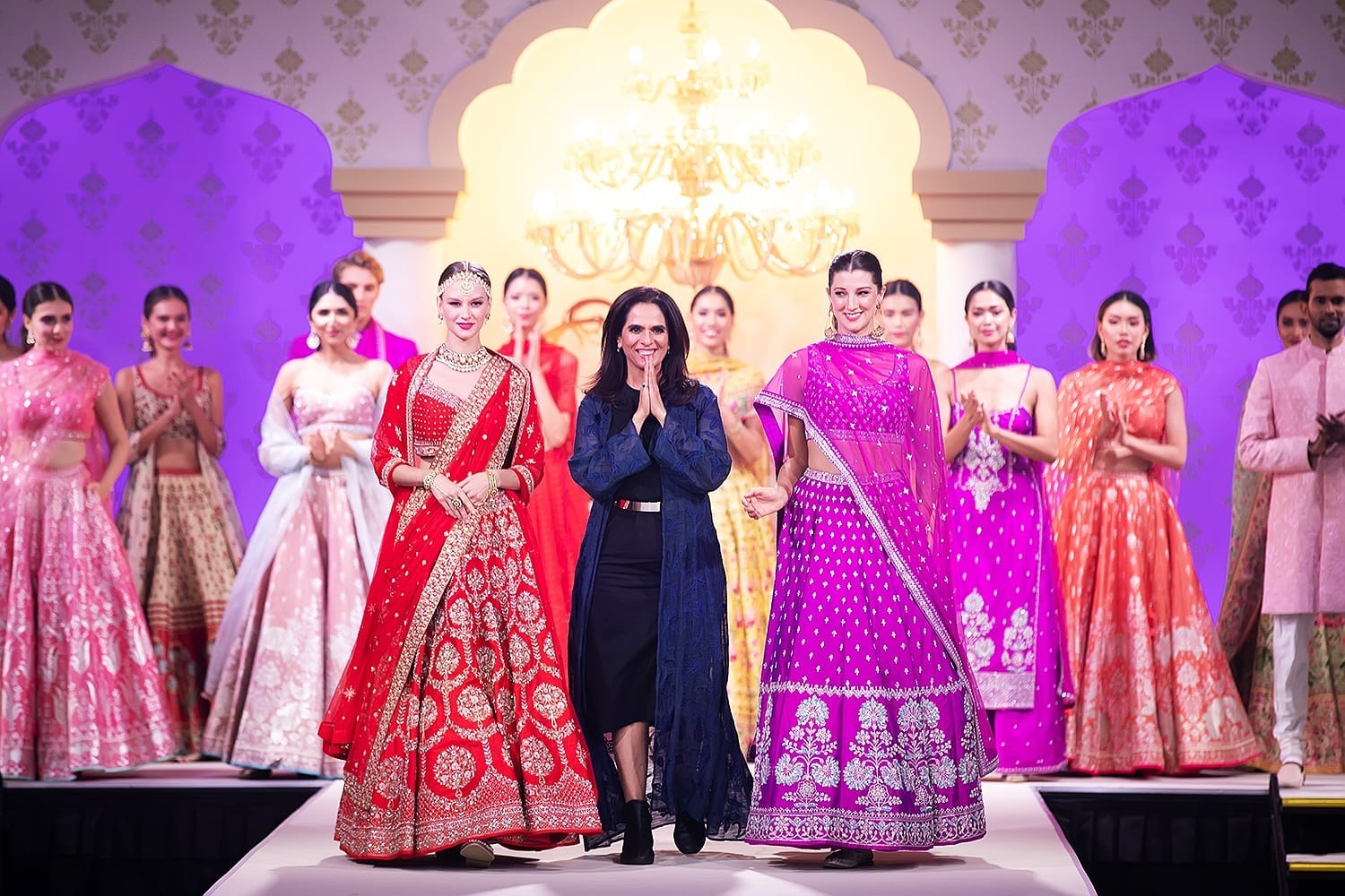 One of the highlights of the evening was a fashion show which showcased the mesmerising creations of renowned designer, Anita Dongre