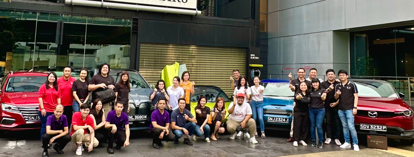 MG BMW McLaren MINI Mazda CSR Food from the Heart Delivery